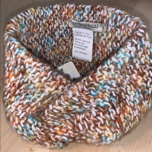 FRATELLI TALI Made in Italy- Wool blend ear warmer - Picture 1 of 8